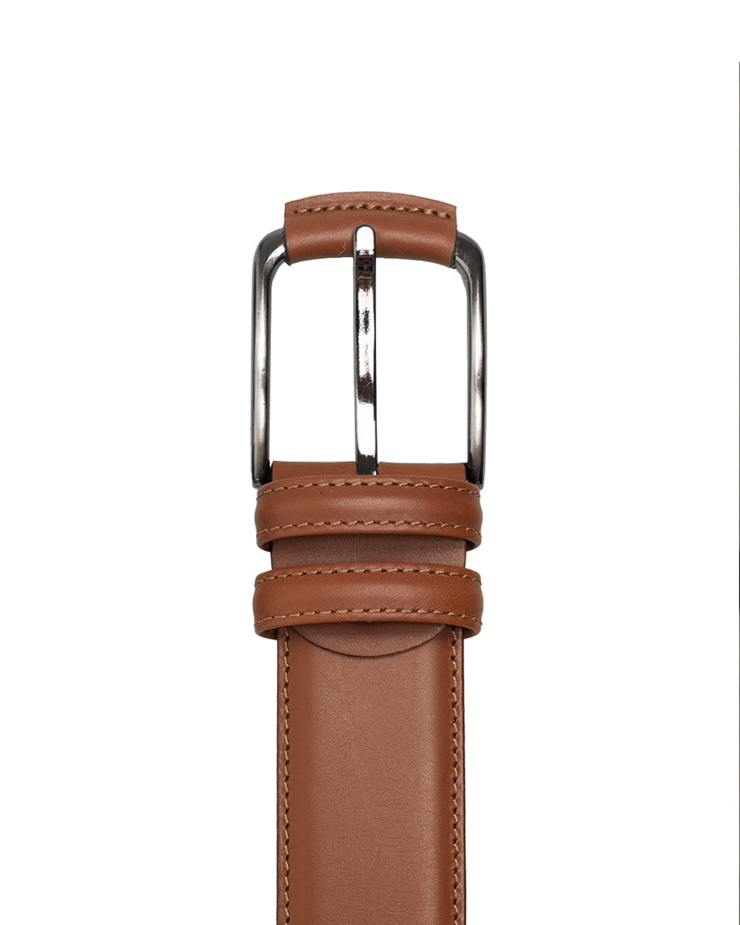 Premium leather belt brown