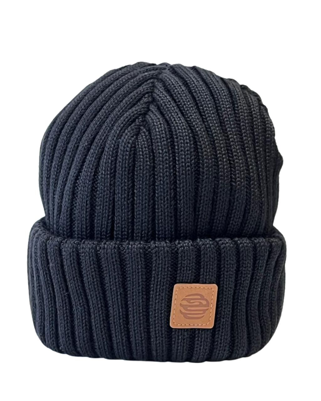 Posteljooni merinovillapipo musta