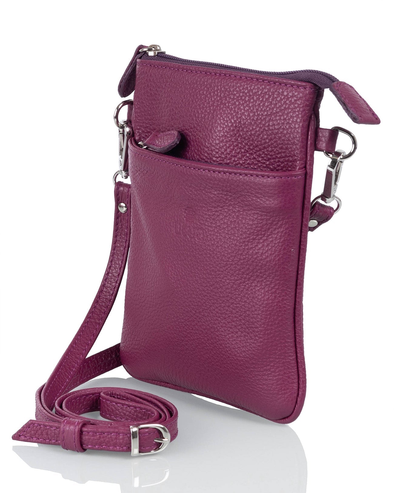 Daalianpunainen puhelinlaukku Utua Santra