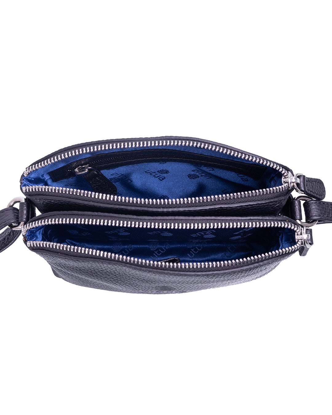 Kotimaisen Utua brandin musta pikkulaukku Lysti