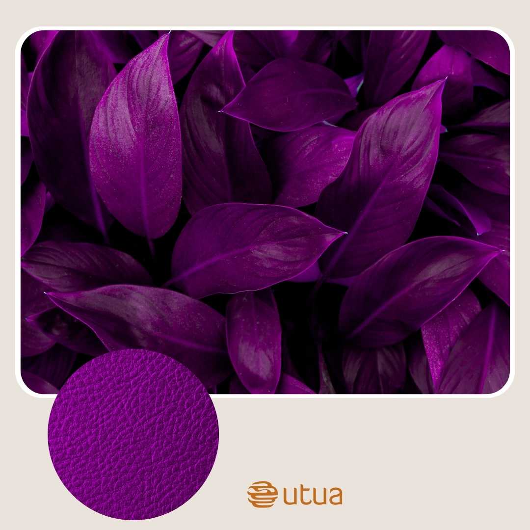 Liila on upea väri nahkalaukulle.