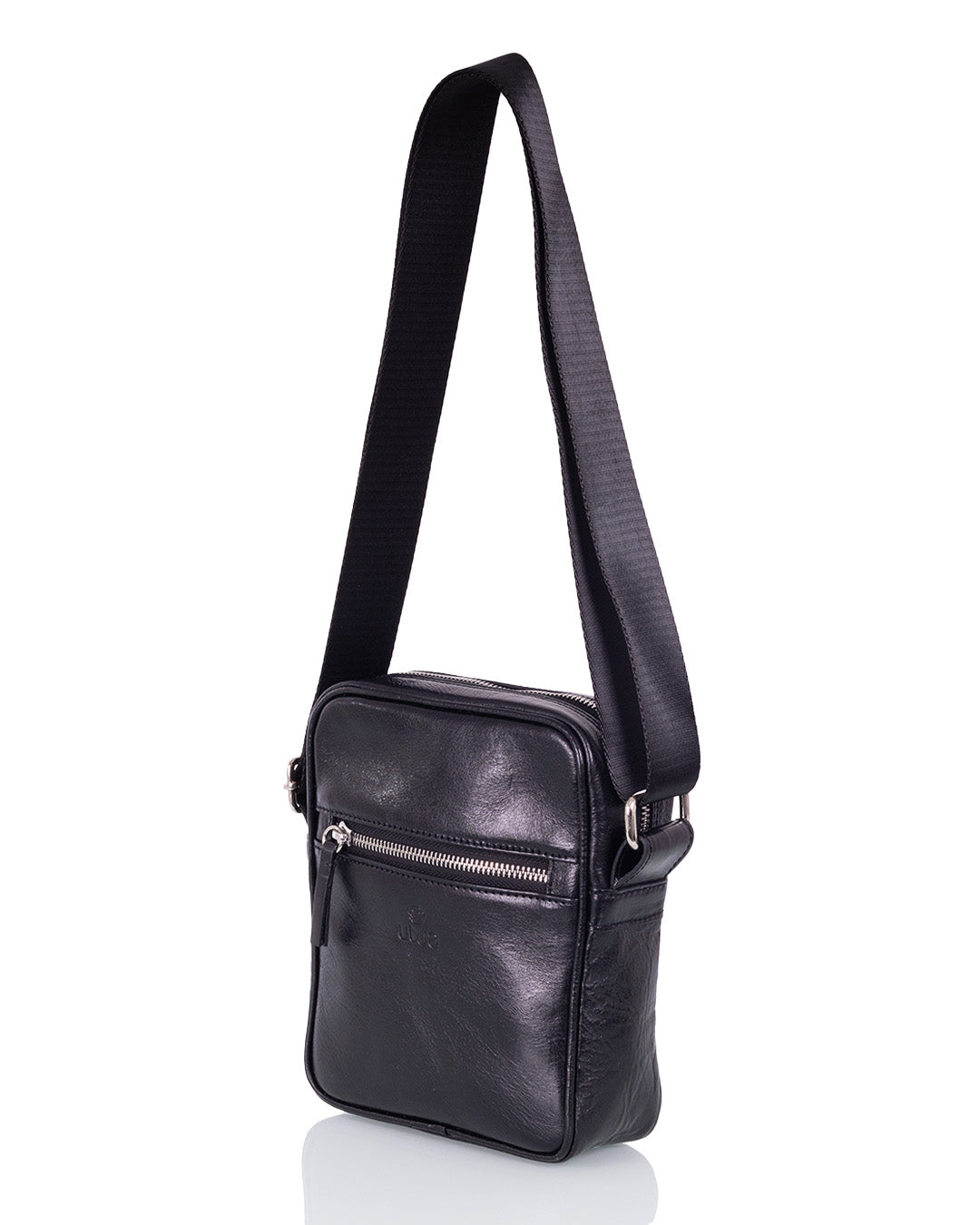 Apollon Exclusive small leather bag, black