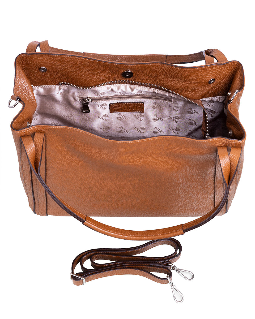 Nahkainen Utua kasilaukku Grace Exclusive ruskea