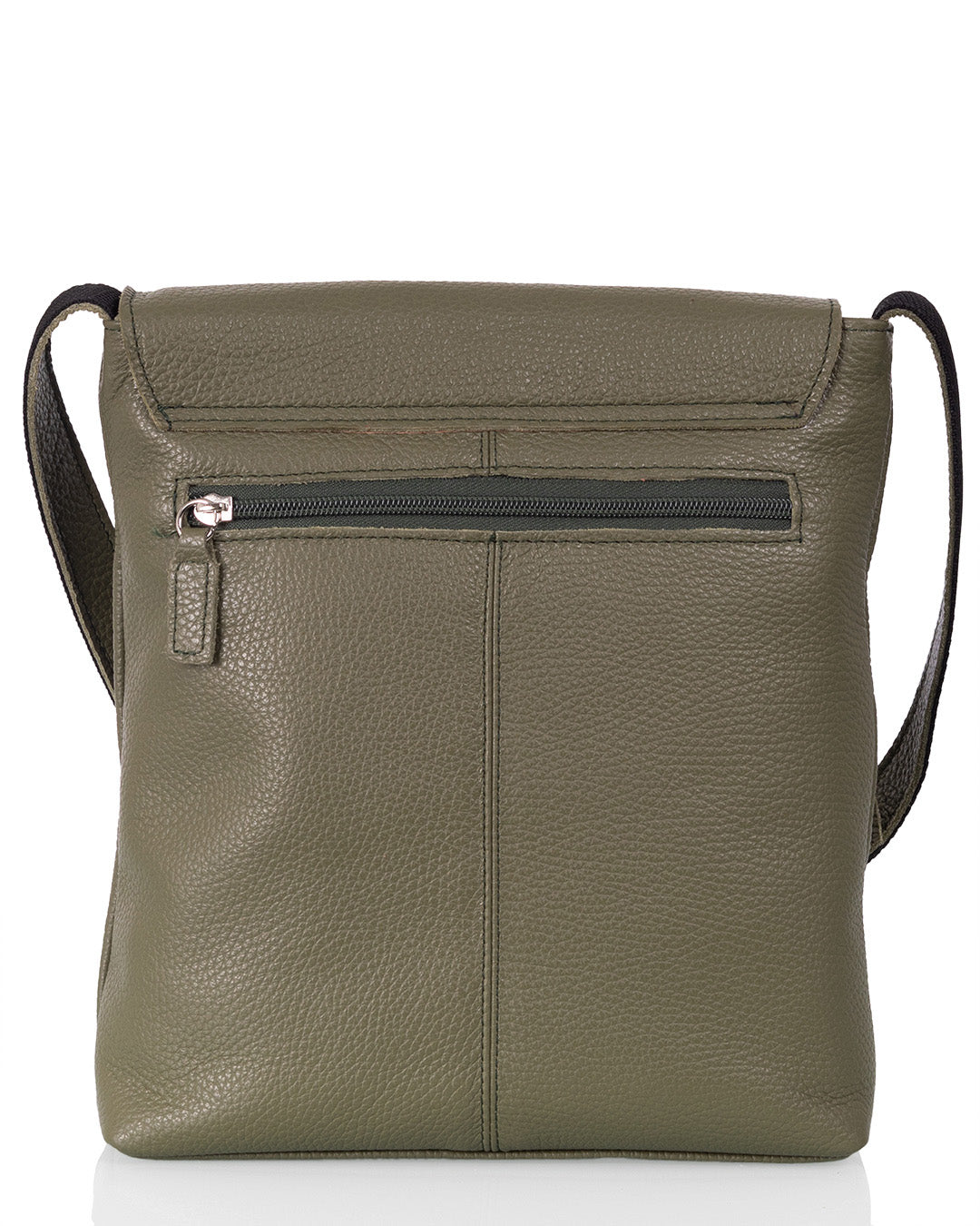 Nahkainen_olkalaukku_Utua_Odense_vihrea