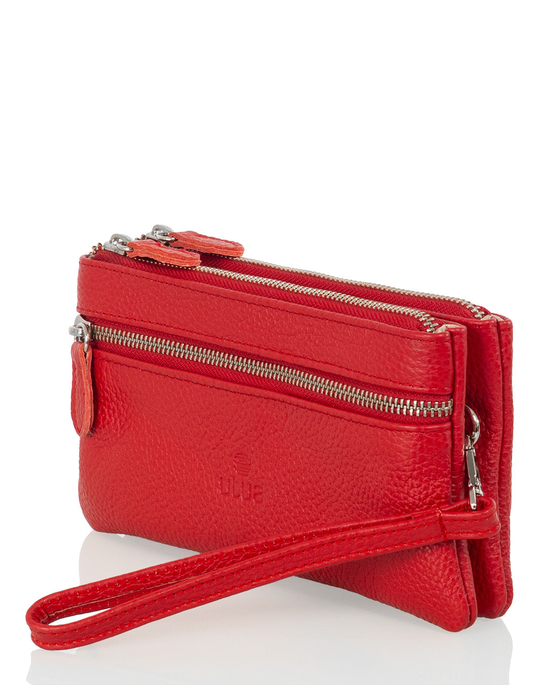 Rauma small leather bag red