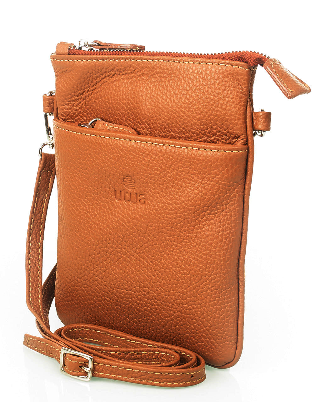 Ruskea puhelinlaukku Utua Santra