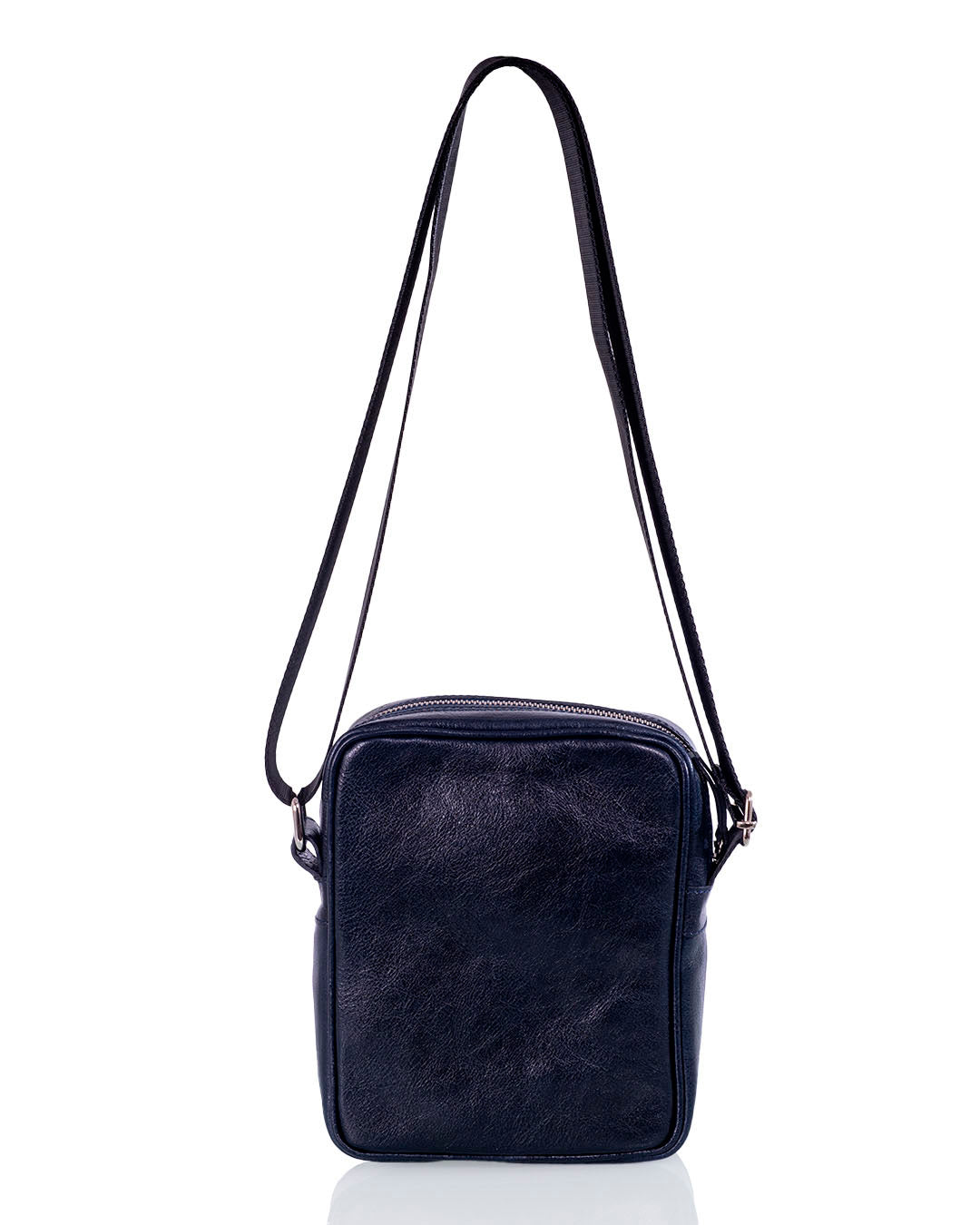 Apollon Exclusive small leather bag, dark blue