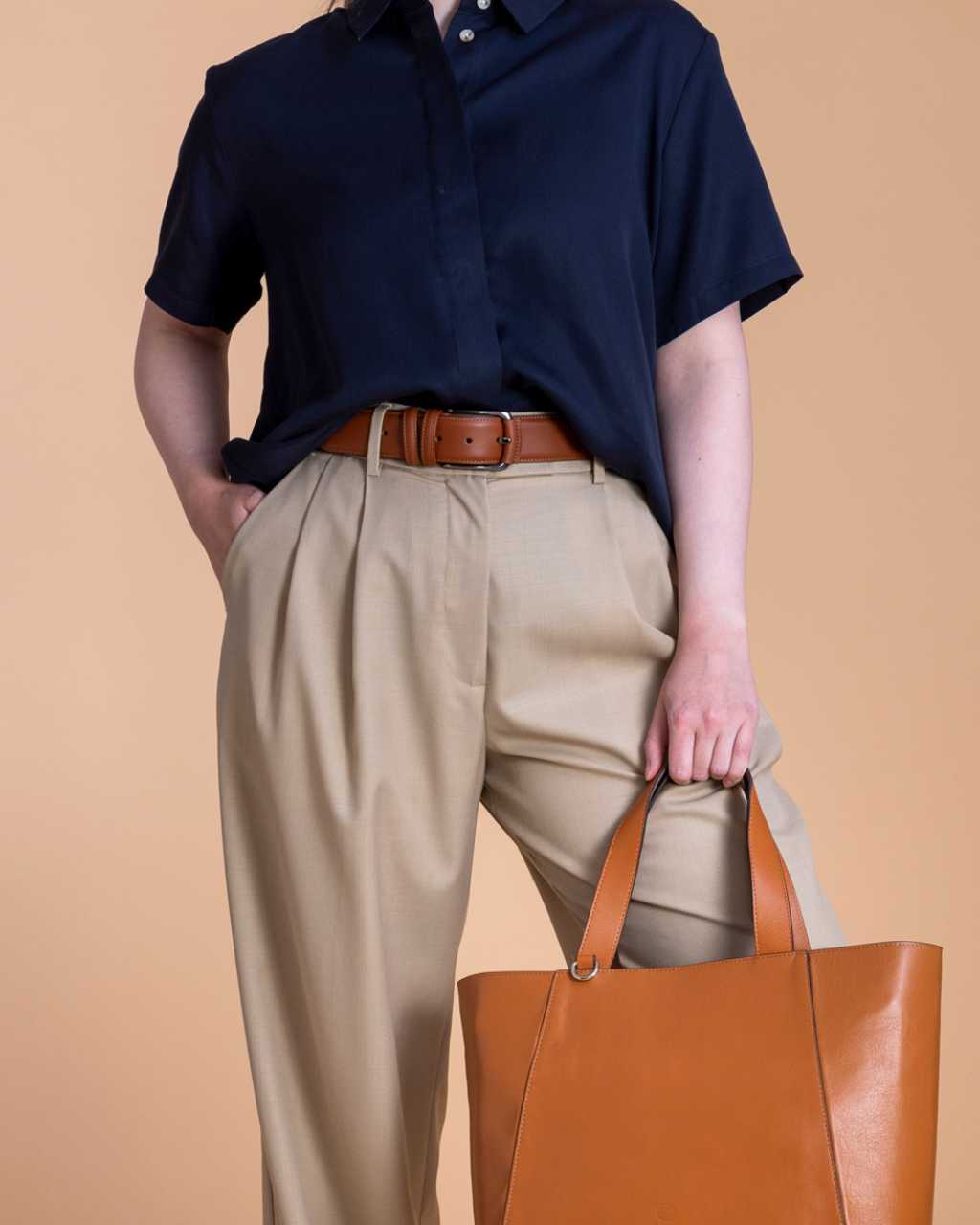 Nahkavyö Premium ruskea