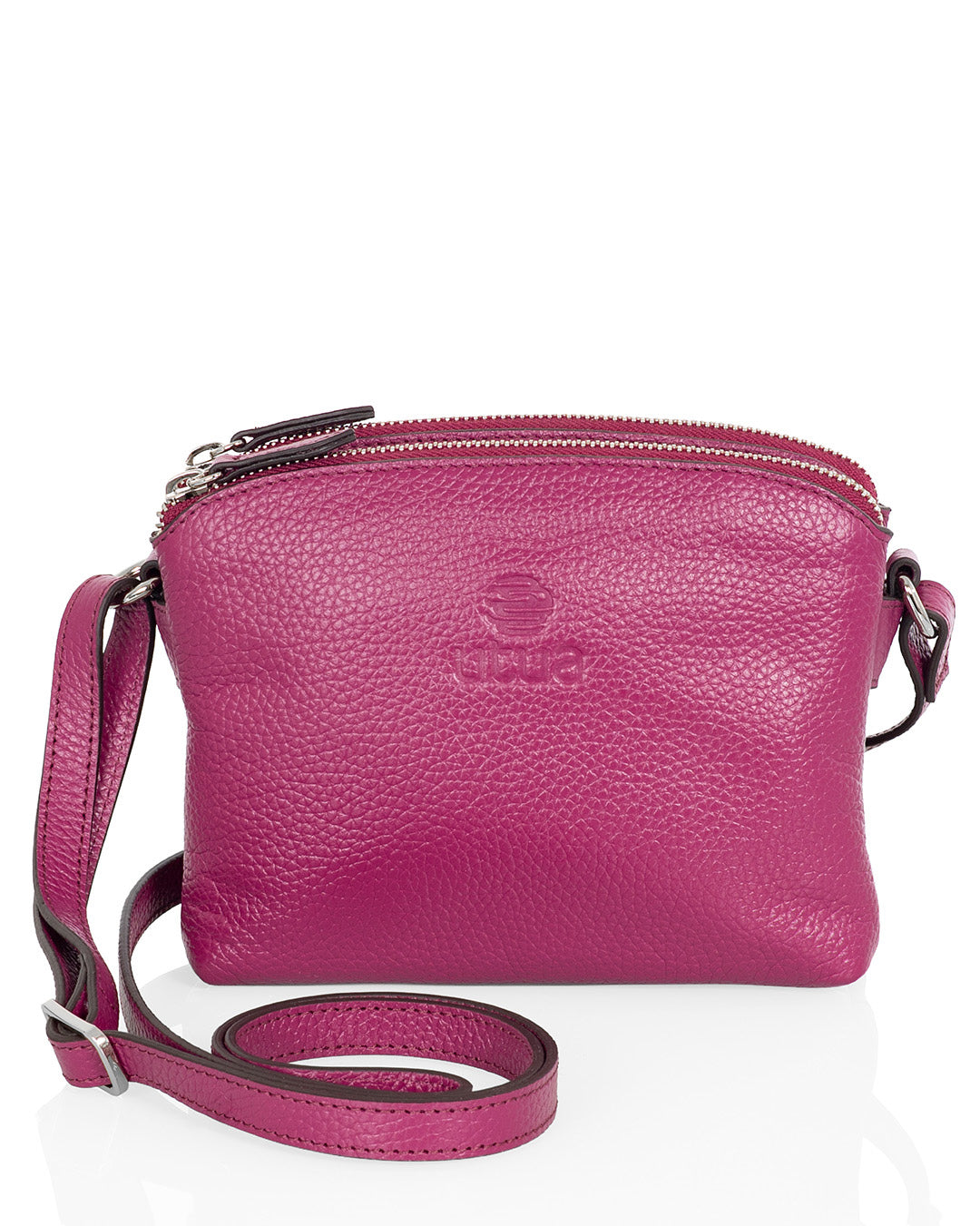 Lysti small leather bag, dahlia red