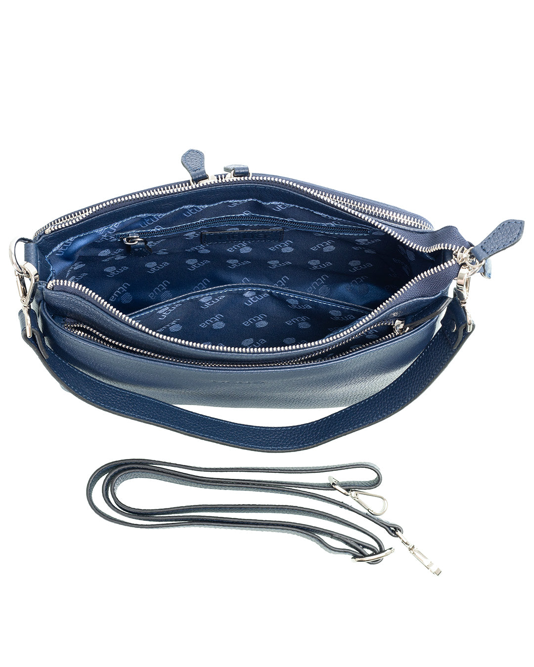 Utuan olkalaukku Nahkainen Kajo Exclusive sininen