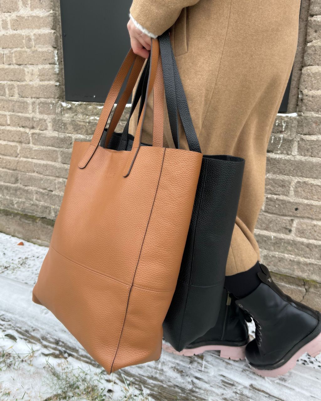 utua-soolo-shopperi-ruskea-musta-klassikko