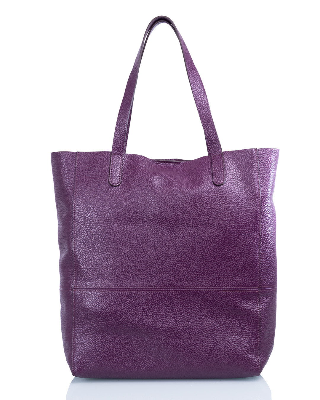 utua tumman liila soolo shopperi nahkalaukku