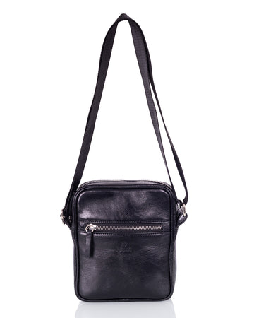 Apollon Exclusive vegetable tanned small bag black