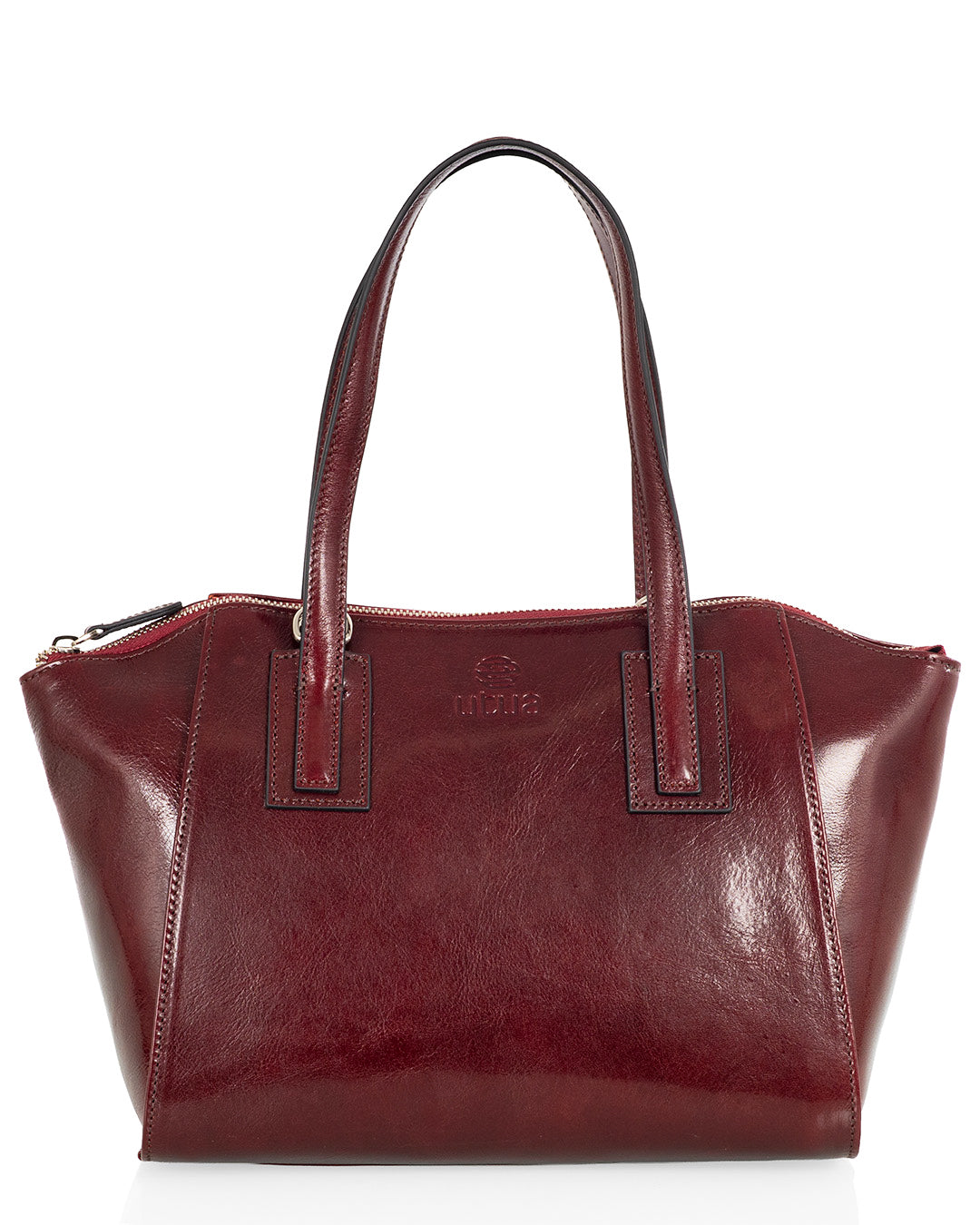 Elisabeth kasilaukku kotimaisen utuan viinin punainen