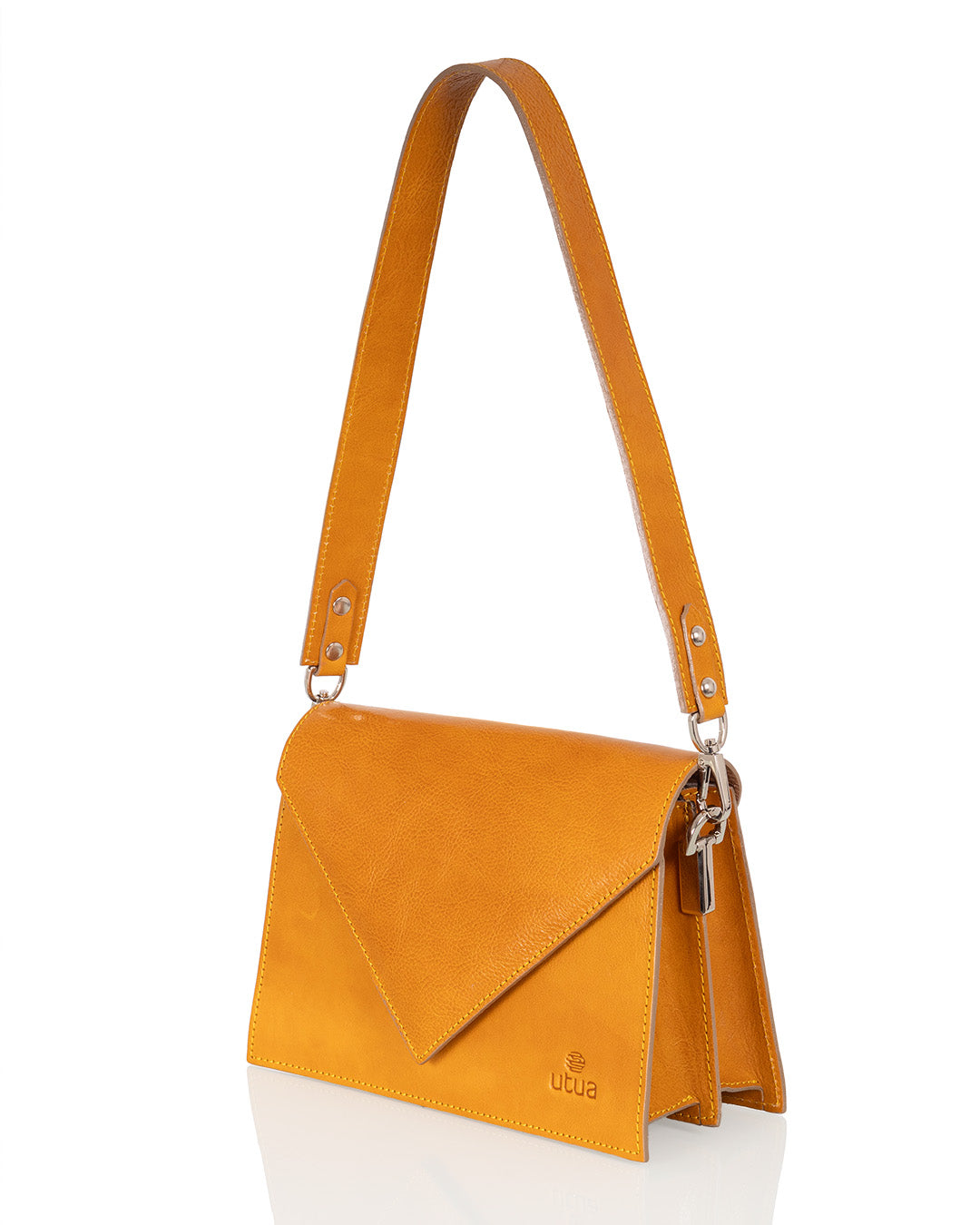 Laadukas keltainen pikkulaukku Utua Skoga Exclusive