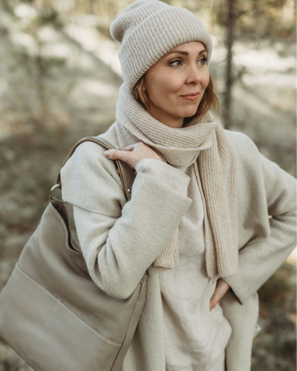 Olivia mohairpipo musta