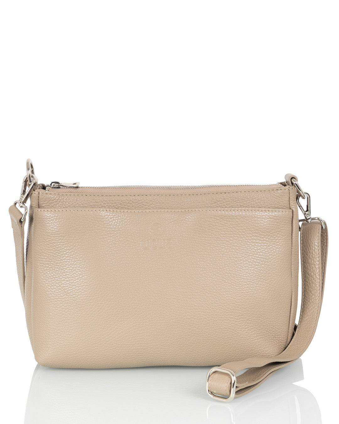 Monipuolinen_olkalaukku Utua Kajo Exclusive harmaa