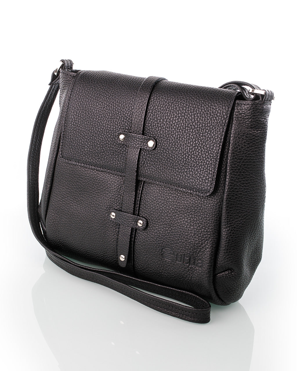 Musta olkalaukku Utua Tasku