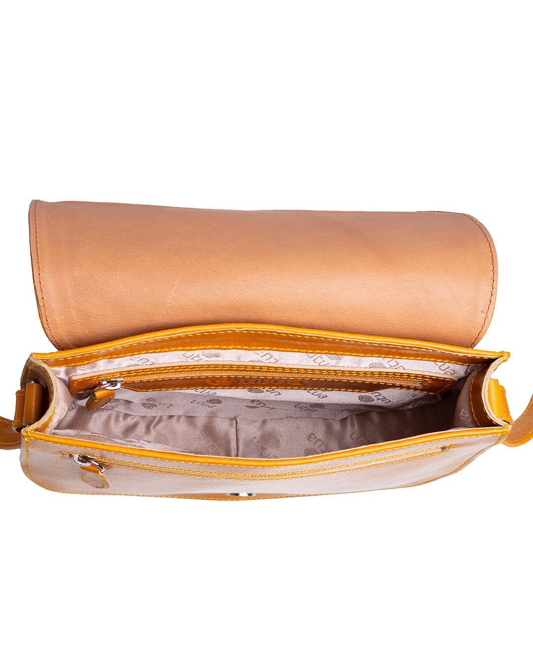 NahkainenUtuakasviparkittuolkalaukkuVisbyExclusivekeltainen