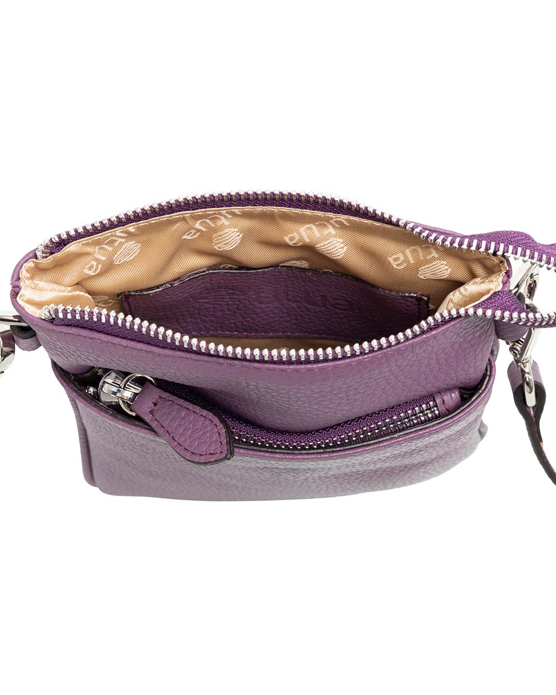 Santra puhelinlaukku violetti utua sisus