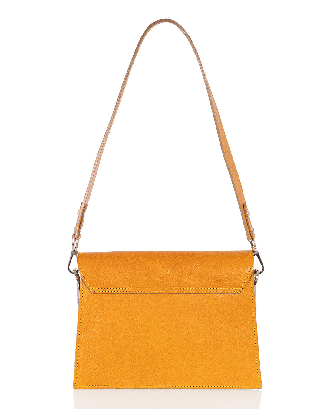 Skoga Exclusive kasviparkittu pikkulaukku keltainen