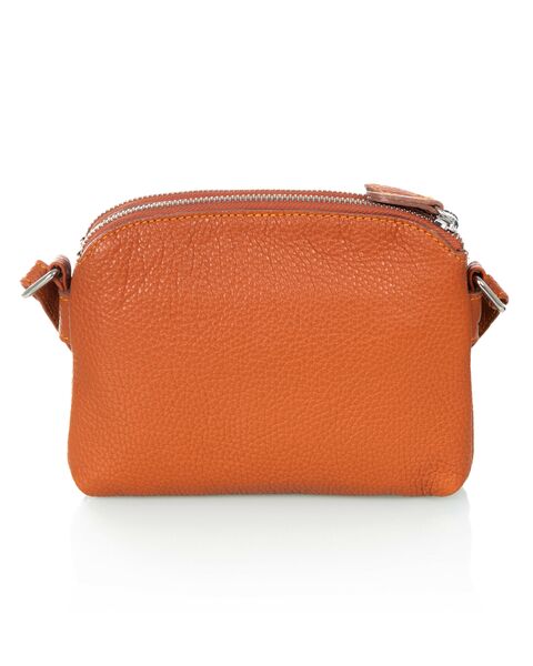 Suomalainen oranssi pikkulaukku Utua Lysti