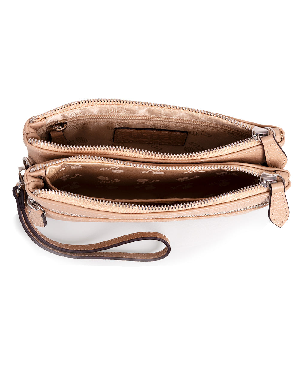 Suomalaisen-Utuan-hiekan-ruskea-pikkulaukku-Rauma