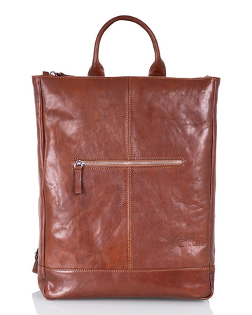 Themis Exclusive vegetable tanned backpack brown