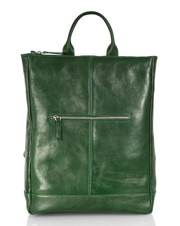 Themis Exclusive vegetable tanned backpack green