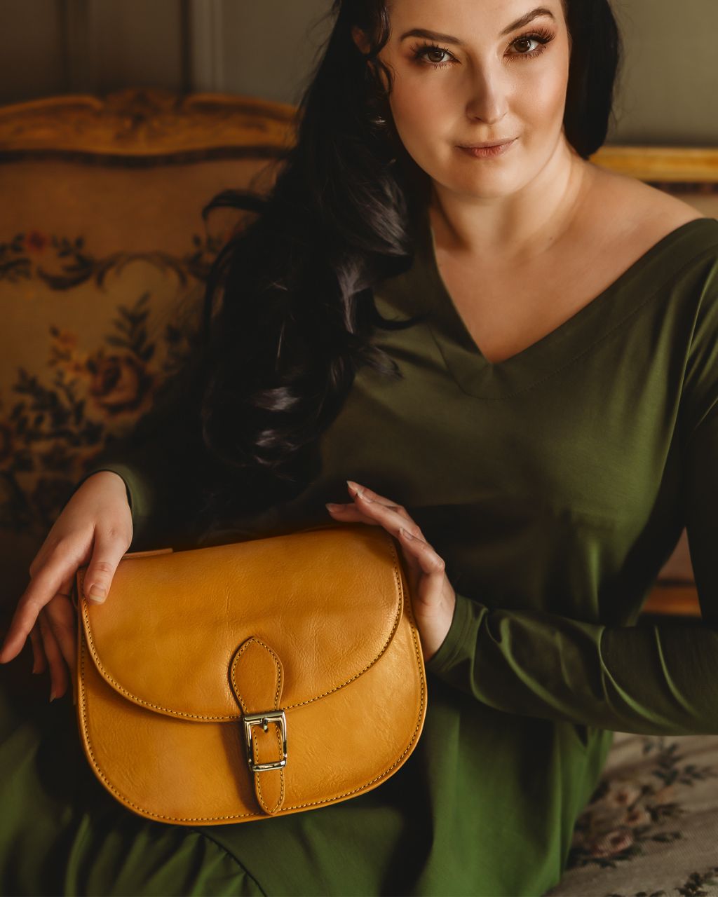 Utua-Visby-olkalaukku-keltainen