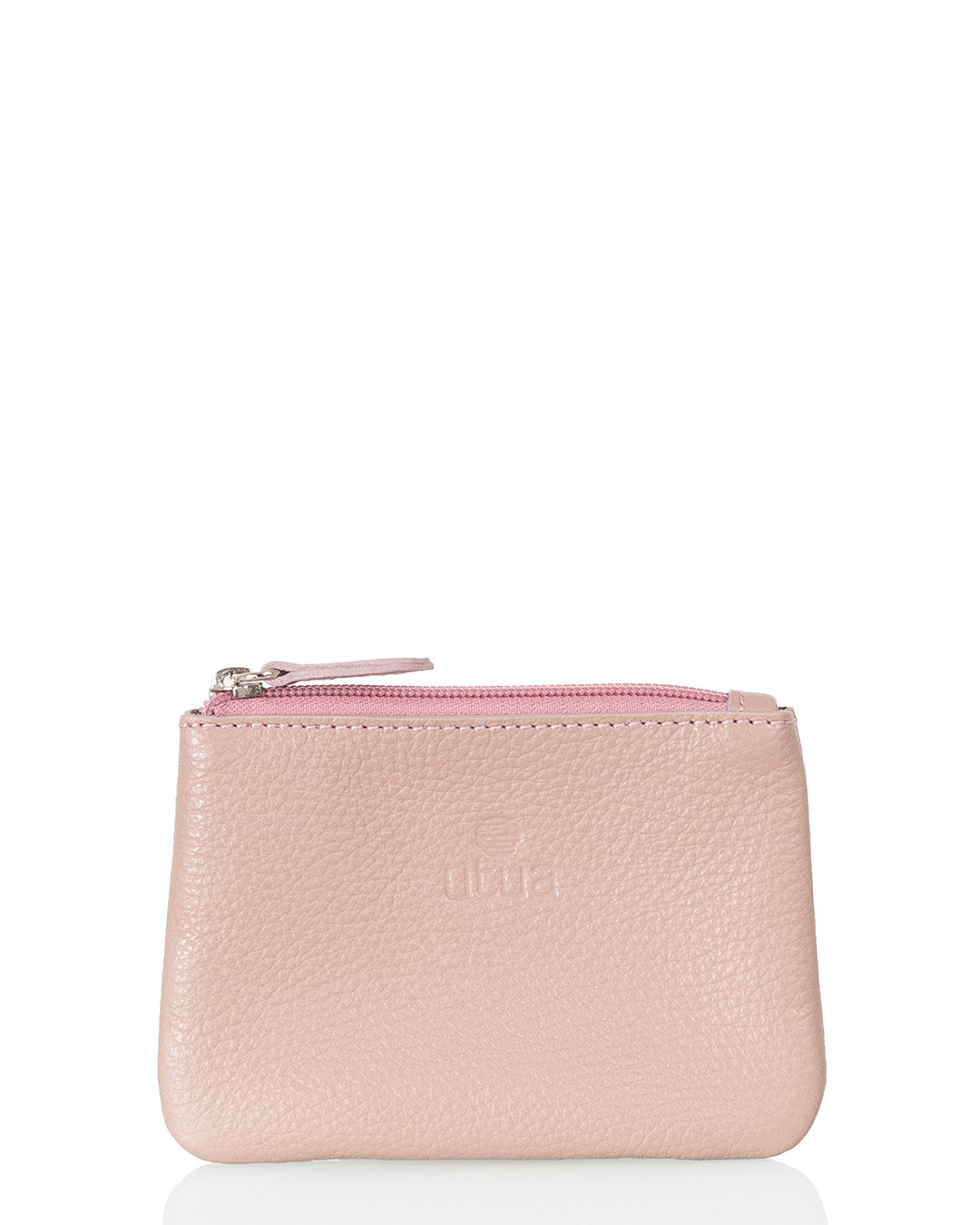 Jemma nahkainen kukkaro vaalea roosa