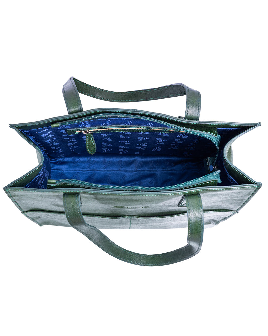 Utuan_laadukas_Hermione_Exclusive_kasviparkittu_shopperi_vihrea