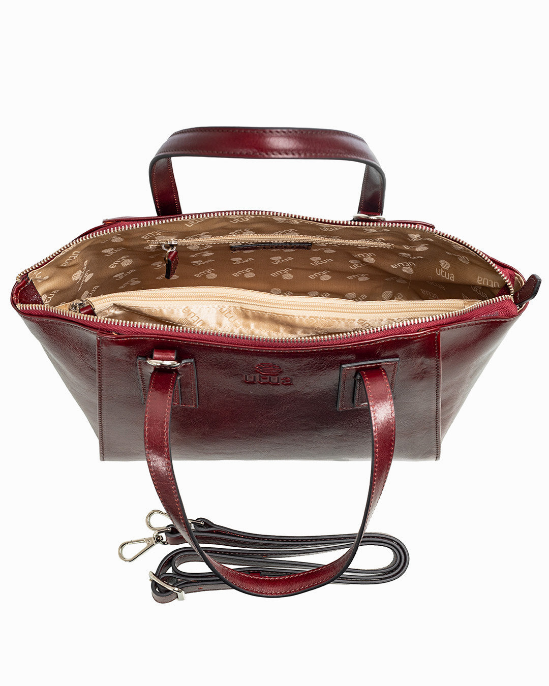 kotimainen Elisabeth kasilaukku viinin punainen