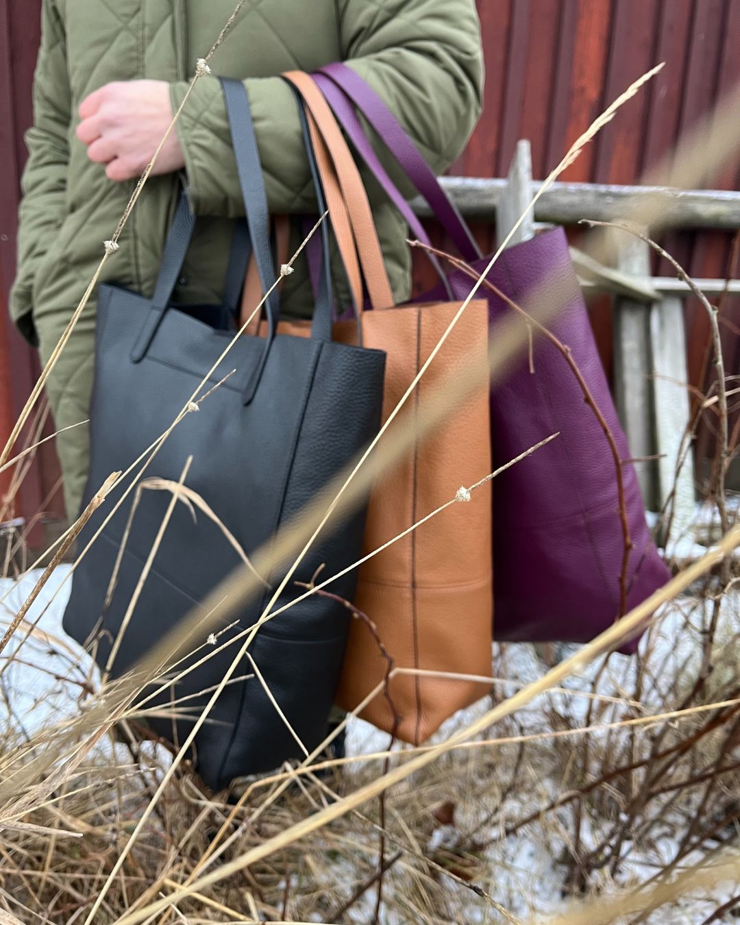 utua soolo nahka shopperi kaikki kadessa