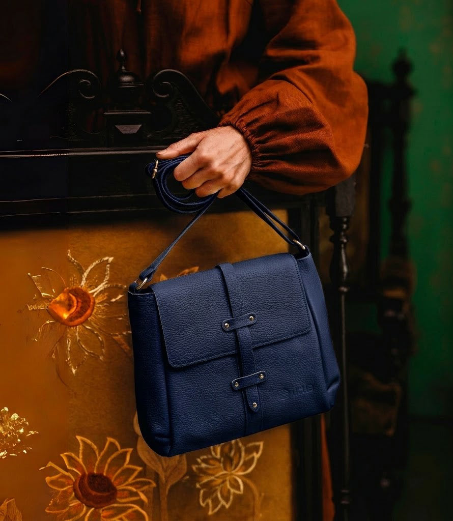 utua tasku olkalaukku tummansininen pilot