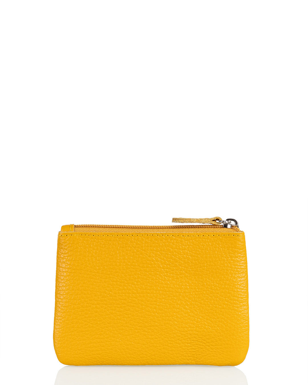 Jemma nahkainen kukkaro keltainen